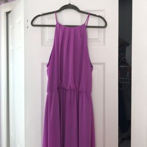 Purple maxi - open back